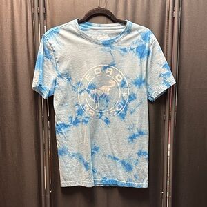 Ford Blue Tie-Dye Short Sleeve Tee